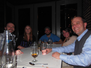 The dinner celebration afterwards was so much fun!