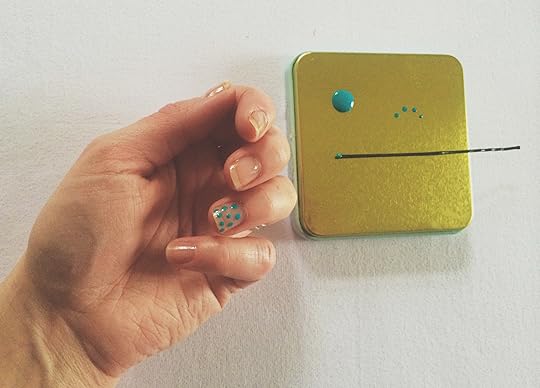 DIY Dotty Manicure Made Peachy