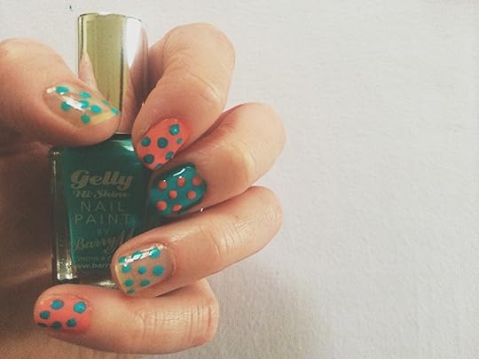 DIY Dotty Manicure Made Peachy