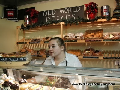 counter at Olsen's Danish Village Bakery in Solvang, CA