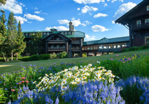 Tippet worked in an office in the lower level of Glacier Park Lodge at East Glacier, MT.