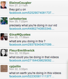 Twitter spam