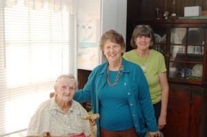 Edith Cox, Barb and Mary Campbell