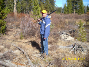 Rpbbie Wayment, our comic relief for day one of the hunt. 