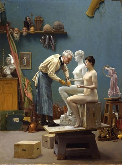 http://commons.wikimedia.org/wiki/File:Working_in_Marble_%28Gerome%29.jpg