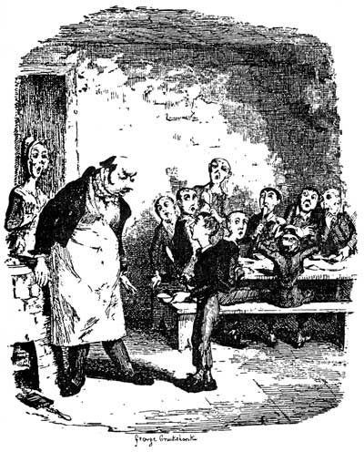 This is one of Cruikshank's numerous illustrations for Oliver Twist.