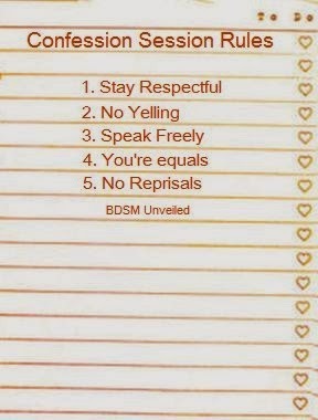 Confession Session Rules