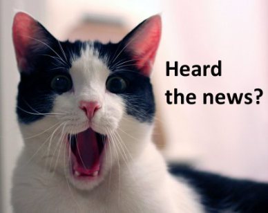 Heard the exciting news?