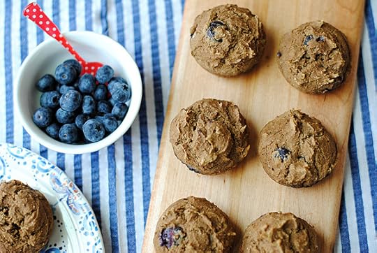 blueberry-protein-muffins
