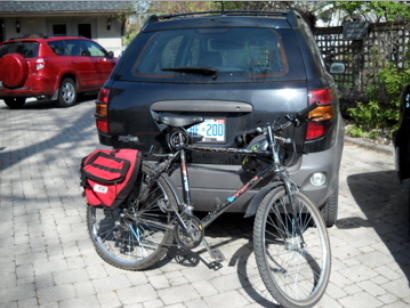 I had a good bike but it was stolen. Now I ride this weighty number that was one of my son's when he was a teenager. Until I commit myself fully to riding again, these are my wheels. 