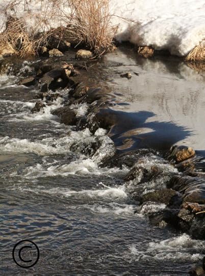 Just think of the calming sound of the flowing water, imagine spring, breathe deep...we're gonna make it!!!