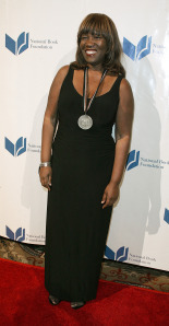 Patricia with her National Book Award finalist medal.