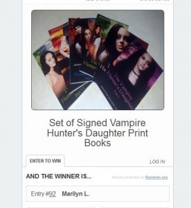 TVHD giveaway winner