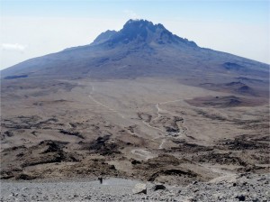 Kilimanjaro Overlooking Mawenzi Peak