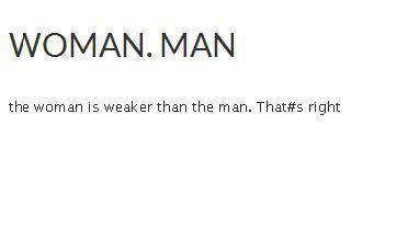 woman man
