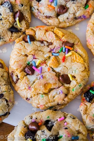 Cake Batter Oreo Cookies - cake batter, Oreos, and chocolate chip cookies all in one!