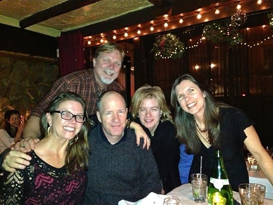 Amy Wallen, Rick Moody, Melora Wolff, Susan Henderson, and in back, Eber Lambert.