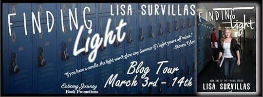 Finding Light Blog Tour Banner