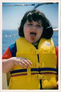 Young AC on a boating adventure.