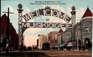 Postcard of Muskogee.
