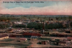 Postcard of Glenn Pool, Oklahoma.