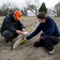 With support from RAFI in 2011, Lil Farm's George O'Neal and Kelly Owensby started started a local sustainable agriculture tool lending library that now includes 11 farms.