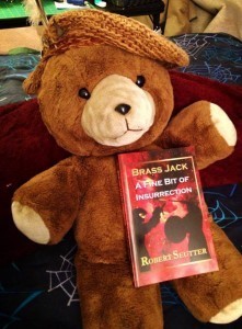 Arthur Bear loves his hard copy books, Print on Demand of course