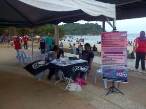 Kempen bantah Astro di Teluk Cempedak, Pahang