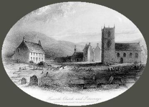 Haworth Parsonage, where the Brontes lived their whole lives.