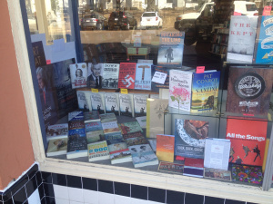 Look who's in the display window of world famous Square Books!