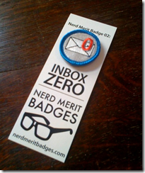 Inbox Zero Nerd Merit Badge