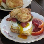 Heart Shaped Egg Bacon Cheese Sandwich