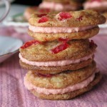 Maraschino Cherry Sandwich cookie