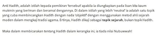 istilahantihadith
