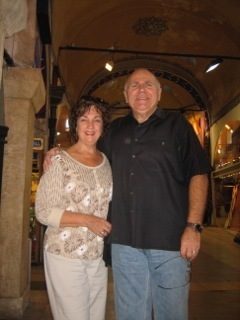 Rob and Sharon in Istanbul, 2010