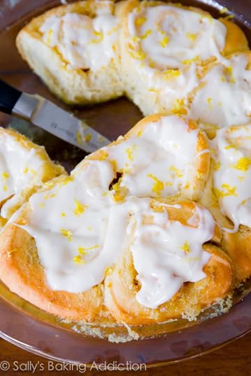 Fluffy and soft Lemon Sweet Rolls topped with Cream Cheese Frosting. You will fall in love with their sunshine-sweet flavor!