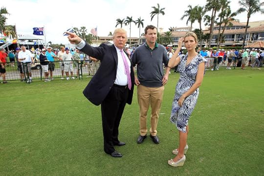 Donald Trump, Ivanka Trump, and Gil Hanse at Doral