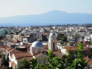 View across Kalamata city centre