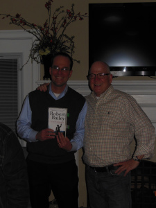 Me and my father in law, Dr. Jim Davis.