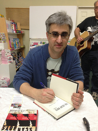 Signing books