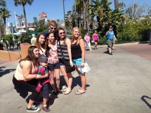 A photo with her adoring fans :-)