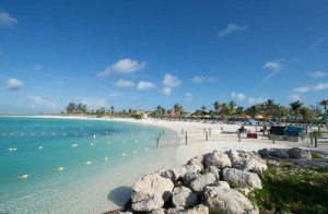 The beach at Castaway Cay