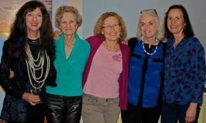 L to R Gail Storey, Marilyn Krysl, Lisa Jones, Me, Elisabeth Hyde