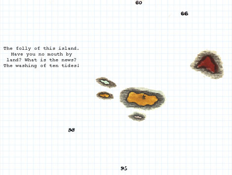 ... and by islands I mean paragraphs || J. R. Carpenter 2013