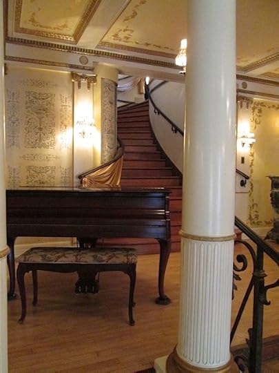 Grand Island Mansion Staircase to Ballroom