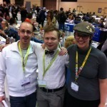 Evan Peterson, Oscar McNary and Anne Bean from Minor Arcana Press