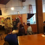 Evan at Ray Gun Lounge reading