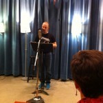 Evan Peterson reads at Jack Straw Center