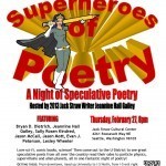 Jack Straw Center flyer for Speculative Poetry Reading