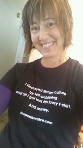 Yeah, stop looking at my face, you're supposed to be reading the tee-shirt.